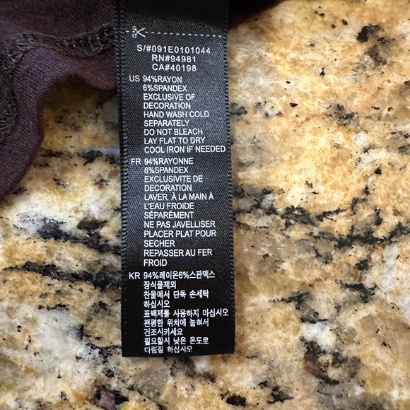 XXI vintage y2k Brown wood beaded neck halter top no size tag see measurements - Picture 3 of 6